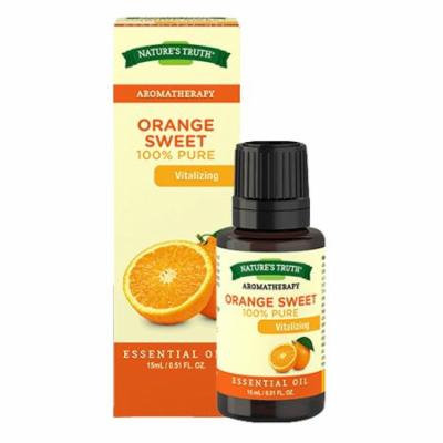 Natures Truth Aromatherapy 100% Pure Orange Sweet Essential Oil, 0.51 Oz, 3 Pack