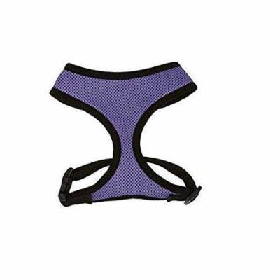 Anti Pull Breathable Mesh NO CHOKE Dog Harness Selections - 10 Colors & 5 Sizes(Large Purple Harness)