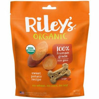 Riley’s Organics, Dog Treats, Large Bone, Sweet Potato Recipe, 5 oz (pack of 1)