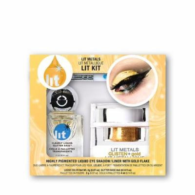 Lit Cosmetics -Liquid Metals Lit Kit Eyeshadow - Glisten + Gold