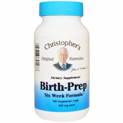 Christopher's Original Formulas, Birth-Prep Six Week Formula, 420 mg, 100 Veggie Caps(pack of 2)