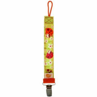Ulubulu, Universal Pacifier Clip, Ladybug, 1 Piece(pack of 6)