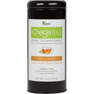 Sayan Siberian Chaga Mushroom Premium Tea with Eleuthero - Exclusive Blend of Raw and Extract, 4 Oz, Wild Harvested Caffeine Free