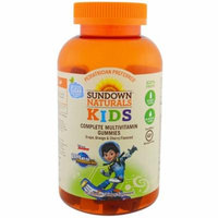 Sundown Naturals Kids, Complete Multivitamin Gummies, Miles from Tomorrowland, Grape, Orange & Cherry Flavored, 180 Gummies(pack of 1)
