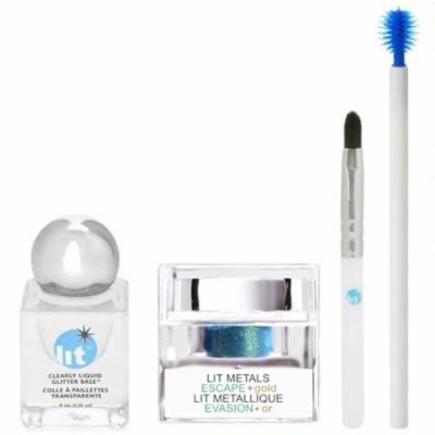 Lit Cosmetics -Liquid Metals Lit Kit Eyeshadow - Escape + Gold