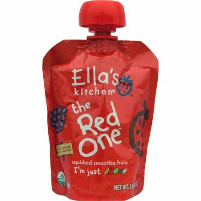 Ella's Kitchen, The Red One, Squished Smoothie Fruits, 3 oz (pack of 4)