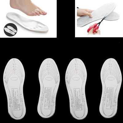 Alltopbargains 12 Pair Lot Unisex Memory Foam Insoles Shoe Pad Comfort Cushion Feet Heel Shock