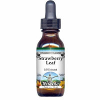 Strawberry Leaf Glycerite Liquid Extract (1:5) - Strawberry Flavored (1 oz, ZIN: 523078) - 2-Pack