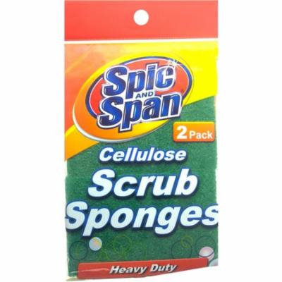 3 Pack - Spic And Span Cellulose Heavy Duty Scrub Sponges 2 ea