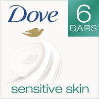 Dove Beauty Bar, Sensitive Skin 4 oz, 6 bar