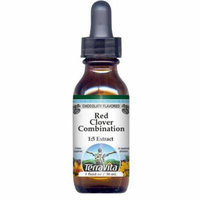 Red Clover Combination Glycerite Liquid Extract (1:5) - Chocolate Flavored (1 oz, ZIN: 522910)