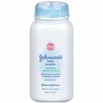 3 Pack - JOHNSON'S Baby Powder, Soothing Aloe & Vitamin E 1.50 oz