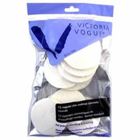 4 Pack - Victoria Vogue Cosmetic Rounds Latex, Regular Size 12 ea