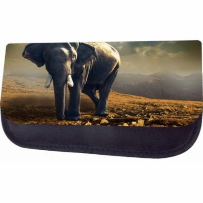 African Elephant Jacks Outlet TM Nylon-Lined Cosmetic Case
