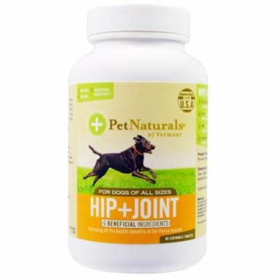 Pet Naturals of Vermont, Hip + Joint, For Dogs of All Sizes, 90 Chewable Tablets(pack of 4)