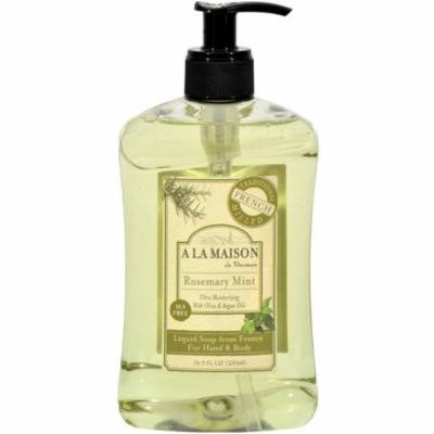 2 Pack - A LA MAISON French Liquid Soap, Rosemary Mint 16.90 oz