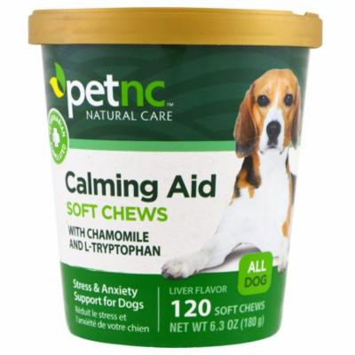 21st Century, Pet Natural Care, Calming Aid Soft Chews, Liver Flavor, For Dogs, 120 Soft Chews(pack of 4)