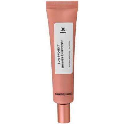 Thank You Farmer, Sun Project, Shimmer Sun Essence, SPF 30 PA++, 1.40 fl oz(pack of 3)