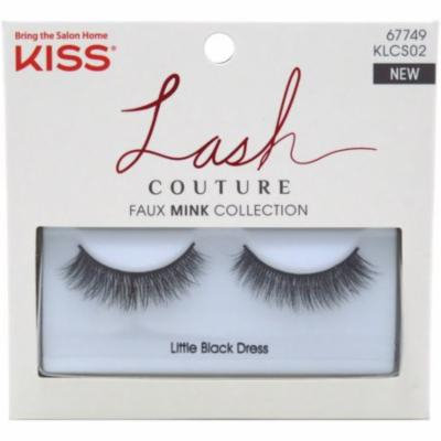 2 Pack - KISS Lash Couture Faux Mink Lashes, Little Black Dress 1 ea