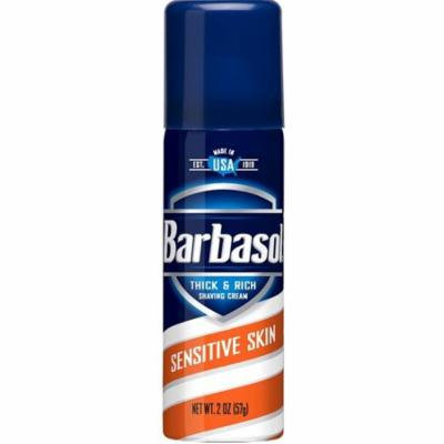 3 Pack - Barbasol Thick & Rich Shaving Cream, Sensitive Skin 2 oz