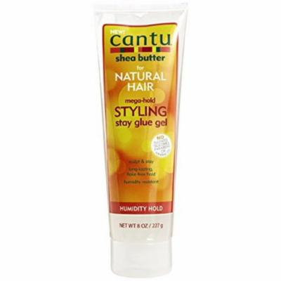 3 Pack - Cantu Natural Hair Mega-Hold, Styling Stay Glue Gel 8 oz