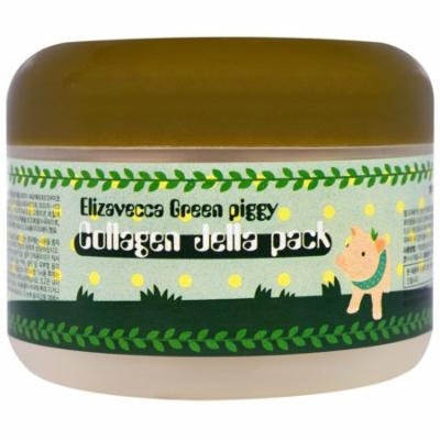 Elizavecca, Green Piggy, Collagen Jelly Pack, 3.53 oz(pack of 2)