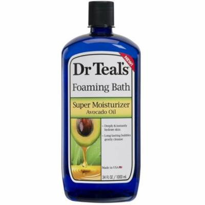 4 Pack - Dr Teal's Foaming Bath Super Moisturizer with Avocado Oil 34 oz