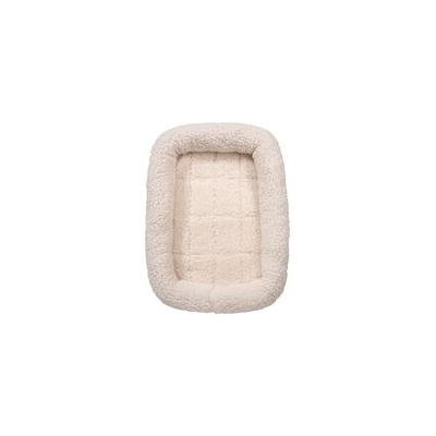 Sherpa Crate Dog Beds Soft Plush Comfortable Bed For Dogs Choose Size and Color(Large Crate Bed - Natural)
