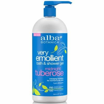 4 Pack - Alba Botanica Bath & Shower Gel, Midnight 32 oz