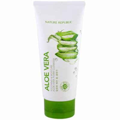 Nature Republic, Aloe Vera, Soothing & Moisture Aloe Vera Foam Cleanser, 5.07 fl oz(pack of 12)