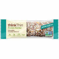 6 Pack - Think Thin Crunch Bar, 1.41 oz Bars, Chocolate Coconut Almond, 10 ea