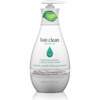 4 Pack - Live Clean Argan Oil Replenishing Liquid Hand Soap 17 oz