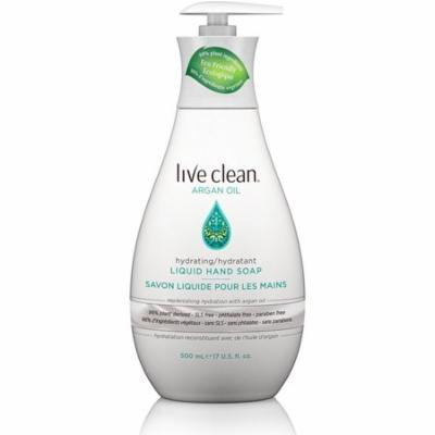 4 Pack - Live Clean Argan Oil Replenishing Liquid Hand Soap 17 oz