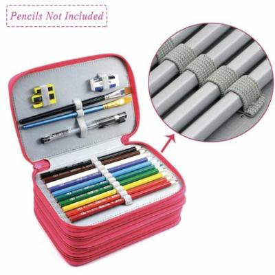 72 Inserting Super Large Capacity Multi-layer Students Pencil Case Pen Bag Pouch Stationery Case Makeup Cosmetic Case Bag