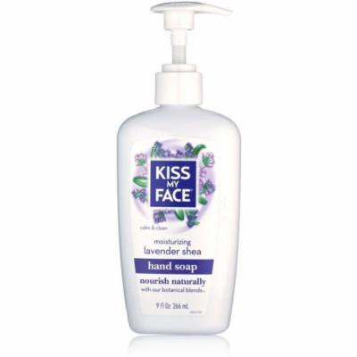 3 Pack - Kiss My Face Moisturizing Hand Soap, Lavender Shea 9 oz
