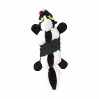 Roadkillz Skunk, Plush Head and Tail Dog Toy