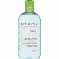 3 Pack - Bioderma Sebium H2O Cleansing Solution Cleanser 16.7 oz