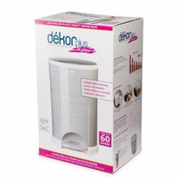 Dekor Plus Hands-Free Diaper Pail, Gray