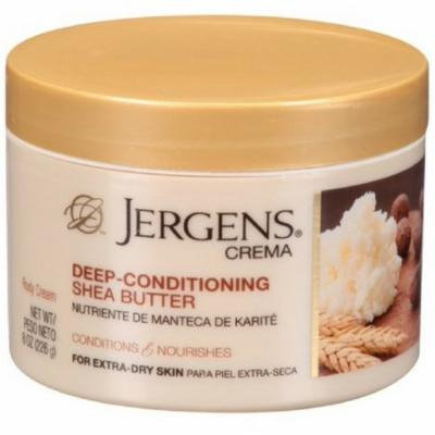 6 Pack - Jergens Crema Deep Conditioning Shea Butter Body Cream with Oatmeal 8 oz