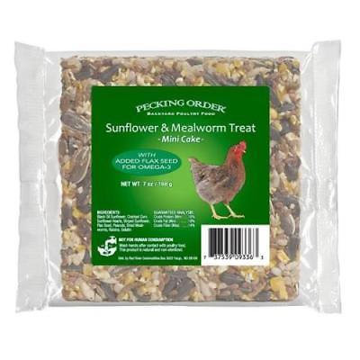 Pecking Order Mealworm & Sunflower Cake 7 oz