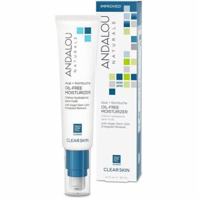 3 Pack - Andalou Naturals ClearSkin Oil-Free Moisturizer, Acai + Kombucha 2.10 oz