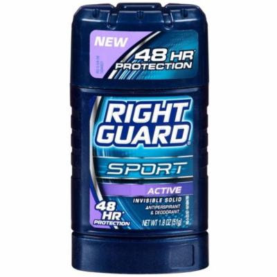 2 Pack - Right Guard Sport Antiperspirant & Deodorant, Invisible Solid, Active 1.8 oz