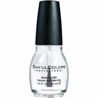 2 Pack - Sinful Colors Professional Nail Polish, Clear Coat 0.50 oz