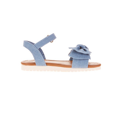 Toddler Girls' Chambray Knot Sandal