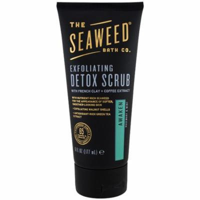 Seaweed Bath Co., Exfoliating Detox Scrub, Awaken, Rosemary & Mint, 6 fl oz(pack of 2)