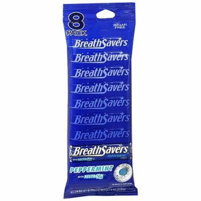 Breath Savers Sugar Free Mints Peppermint0.75 oz. x 8 packs (pack of 2)