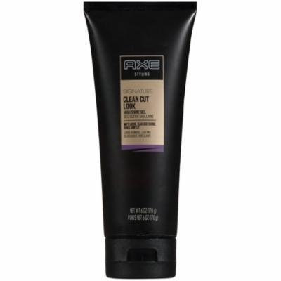 2 Pack - Axe Signature High Shine Gel, Clean Cut Look 6 oz