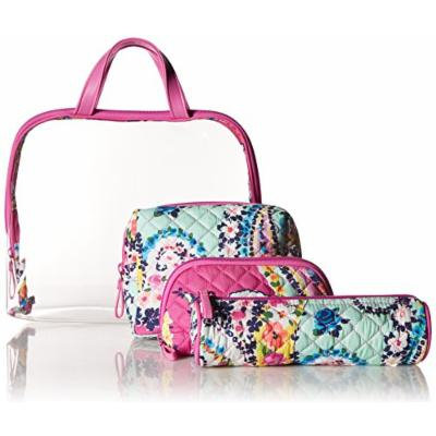 Vera Bradley Iconic 4 Pc. Cosmetic Set, Signature Cotton, Wildflower Paisley