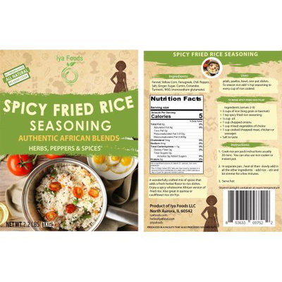 Iya Foods Llc Spicy Fried Rice & Grain Seasoning -2.2 LBS