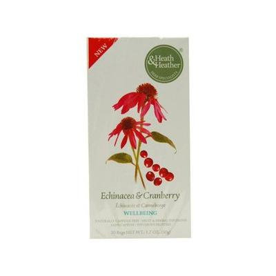 (12 PACK) - Heath And Heather - Echinacea & Cranberry | 20 Bag | 12 PACK BUNDLE